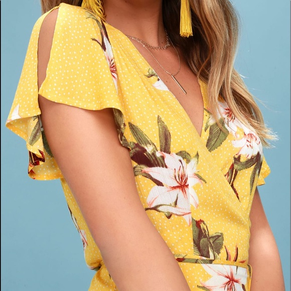 Floral Print Wrap Maxi Dress - Picture 2 of 5